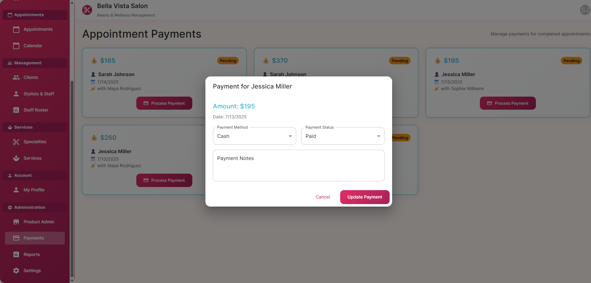 Payments Management
